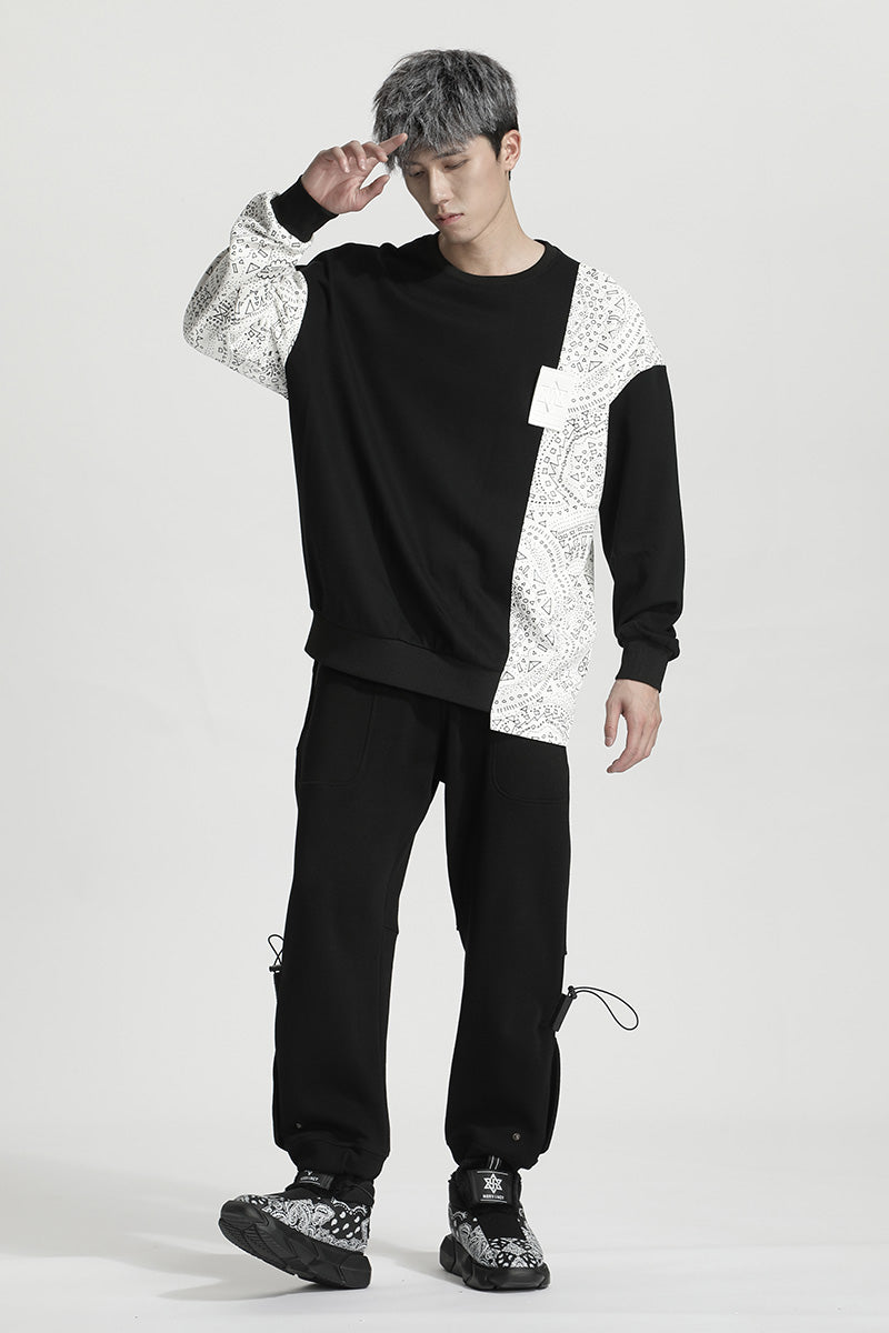 Asymmetric Cut Warrior Hoodies & Sweatshirts With Multi-Pocket Design For men
