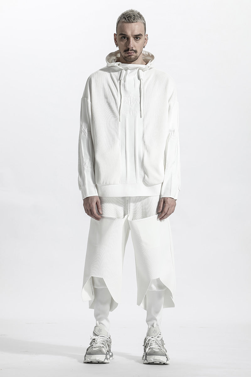 Avant-Garde Warrior Hoodies & Sweatshirts With Ribbed Cuffs/Hem For men