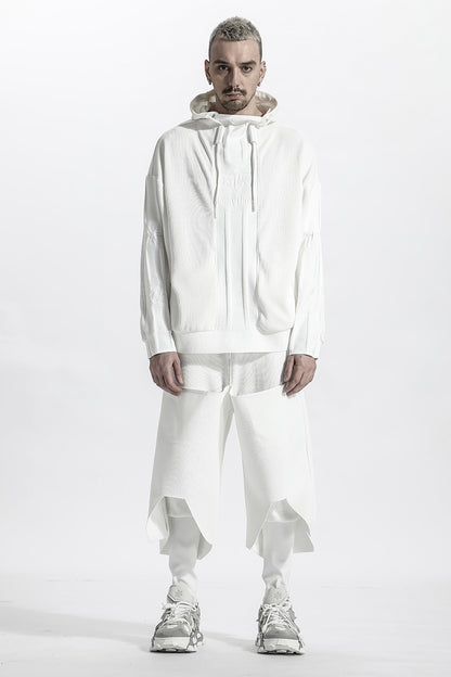 Avant-Garde Warrior Hoodies & Sweatshirts With Ribbed Cuffs/Hem For men