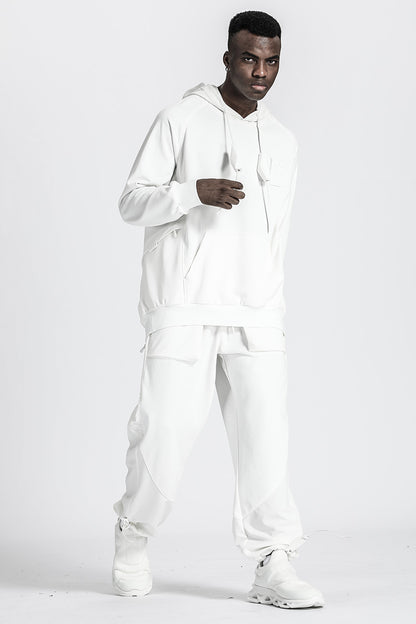 Streetwear Warrior Hoodies & Sweatshirts With Adjustable Drawstring For men