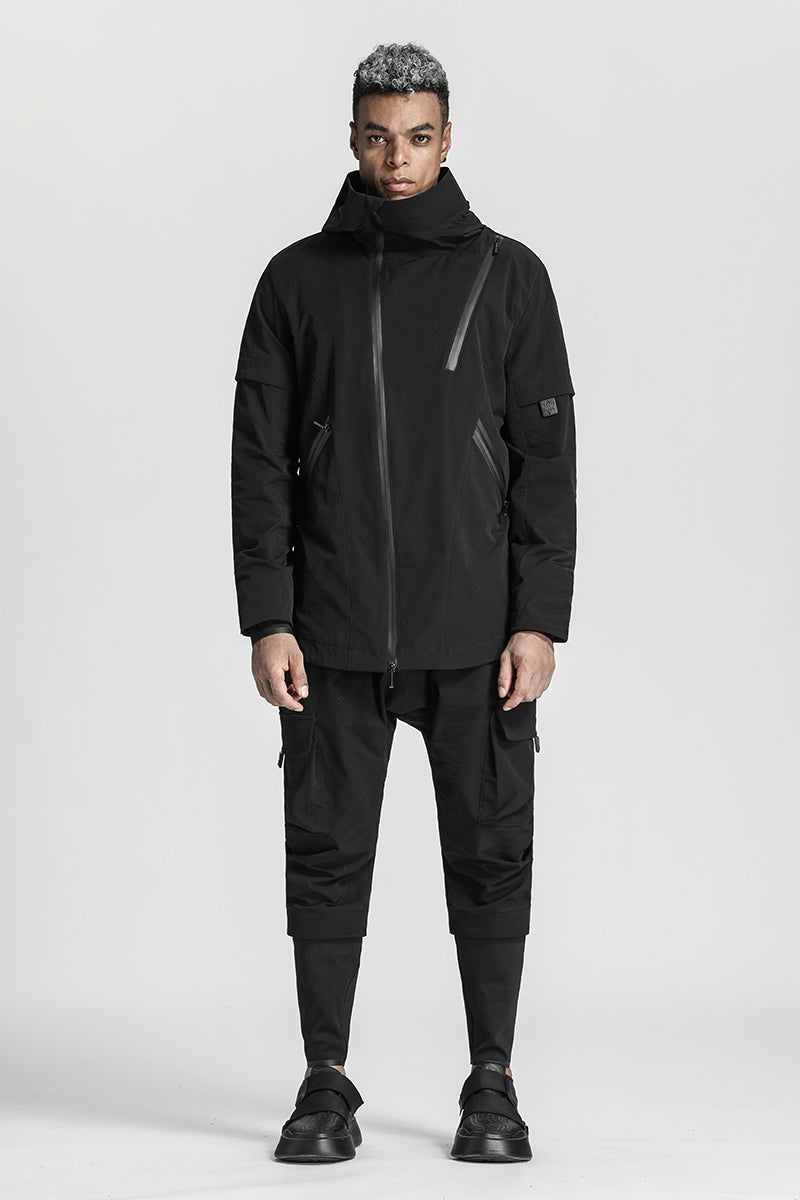 Minimalist Warrior Windbreakers With Two-Way Zipper For men