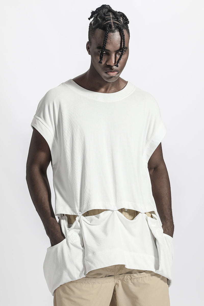 Patchwork panel Warrior Tank Tops (Sleeveless Tops) With Durable Ripstop For men