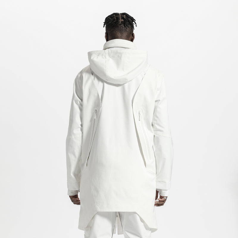 Futuristic Design Warrior Coats With Adjustable Drawstring For men