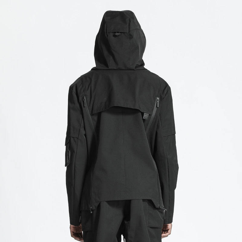 Utilitarian Warrior Jackets With Two-Way Zipper For men