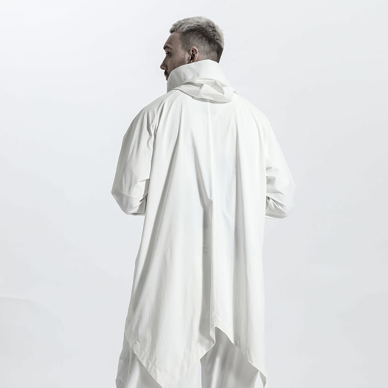 Longline Warrior Coats With Two-Way Zipper For men