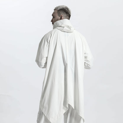 Longline Warrior Coats With Two-Way Zipper For men