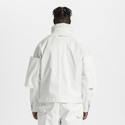 Techwear Style Warrior Windbreakers With Multi-Pocket Design For men