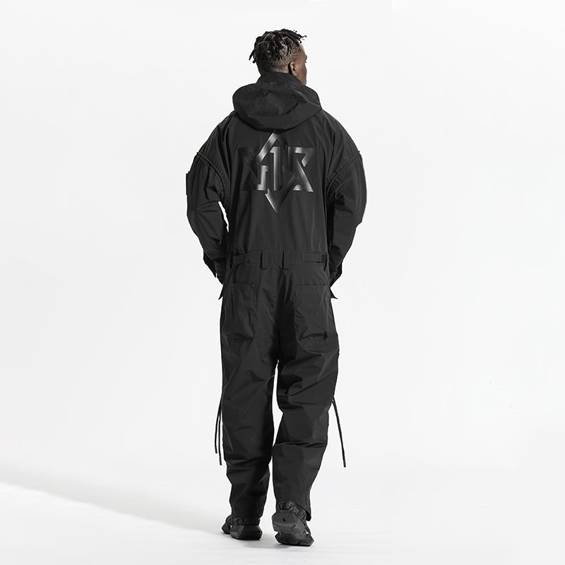 Loose/Relaxed Fit Warrior Jumpsuits With Multi-Pocket Design For men