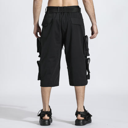 Utilitarian Warrior Shorts With Breathable Mesh For men