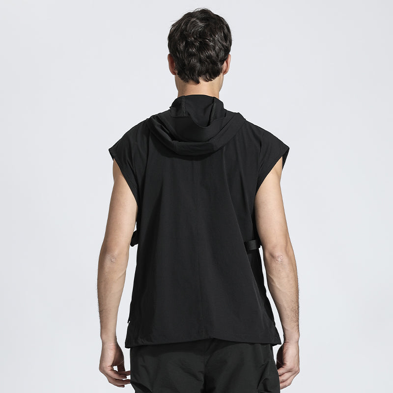Patchwork panel Warrior Vests With Durable Ripstop For men