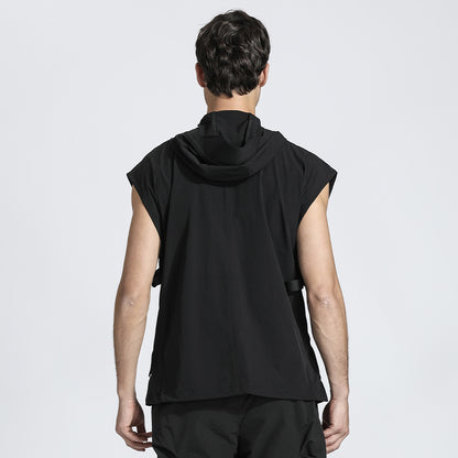 Patchwork panel Warrior Vests With Durable Ripstop For men