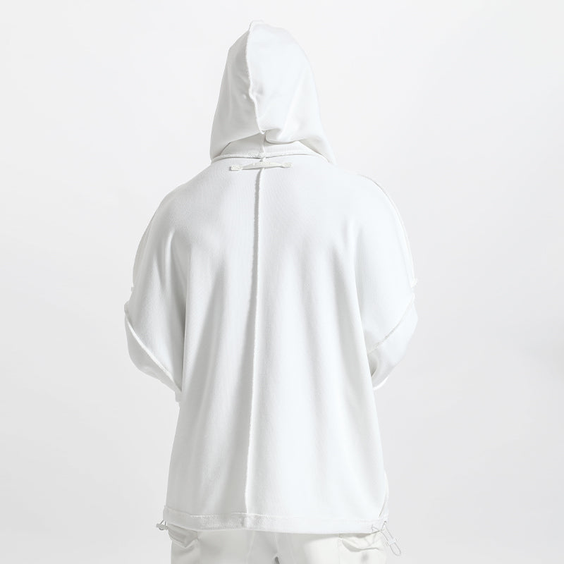 Minimalist Warrior Hoodies & Sweatshirts With Ribbed Cuffs/Hem For men