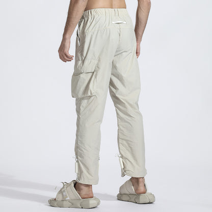 Asymmetric Cut Warrior Joggers With Multi-Pocket Design For men