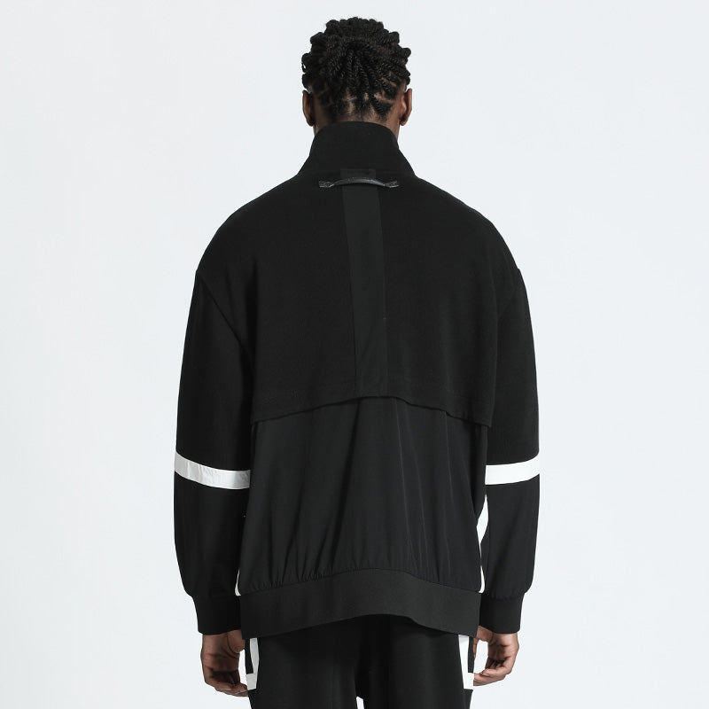 Futuristic Design Warrior Hoodies & Sweatshirts With Ribbed Cuffs/Hem For men