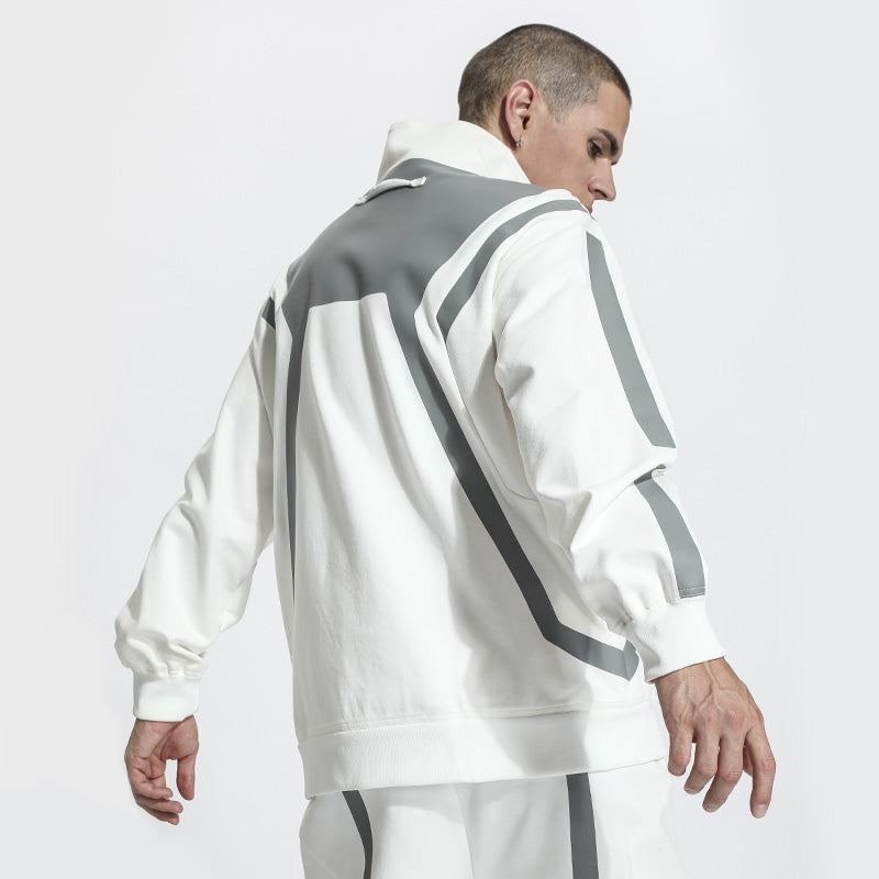 Futuristic Design Warrior Hoodies & Sweatshirts With Ribbed Cuffs/Hem For men