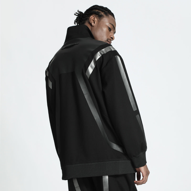 Futuristic Design Warrior Hoodies & Sweatshirts With Ribbed Cuffs/Hem For men