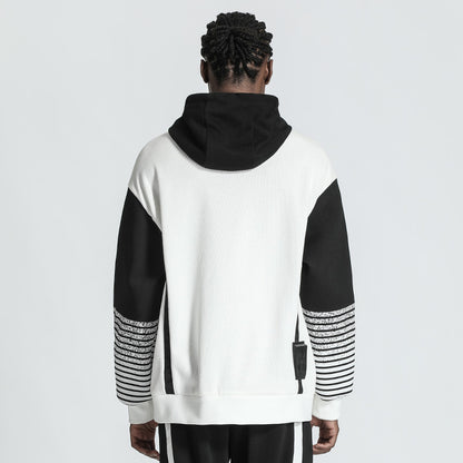 Futuristic Design Warrior Hoodies & Sweatshirts With Ribbed Cuffs/Hem For men