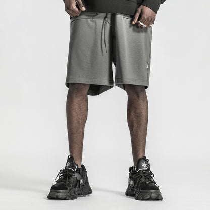 Minimalist Warrior Shorts With Elastic Waistband For men