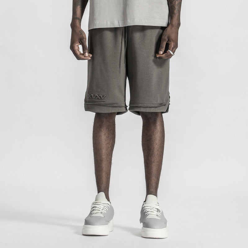 Minimalist Warrior Shorts With Elastic Waistband For men