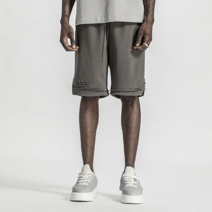 Minimalist Warrior Shorts With Elastic Waistband For men