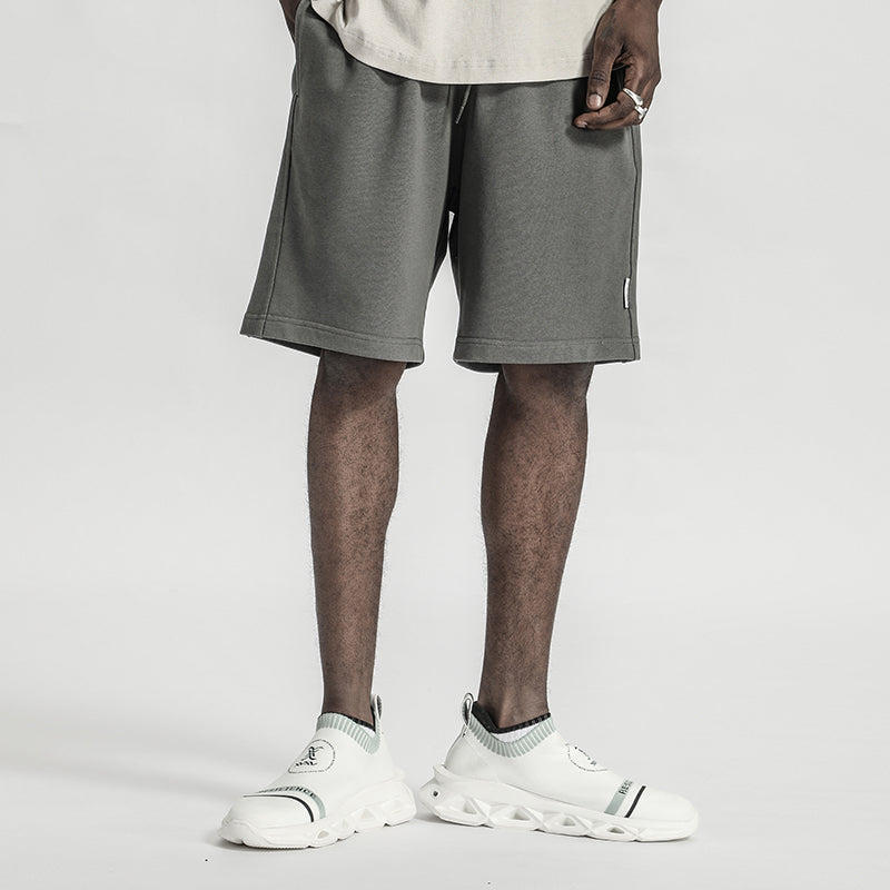 Minimalist Warrior Shorts With Elastic Waistband For men