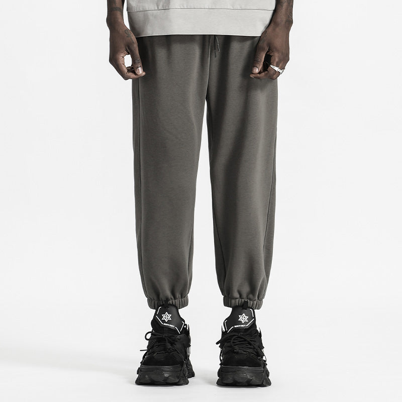 Minimalist Warrior Sweatpants With Elastic Waistband For men