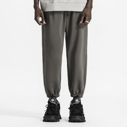 Minimalist Warrior Sweatpants With Elastic Waistband For men