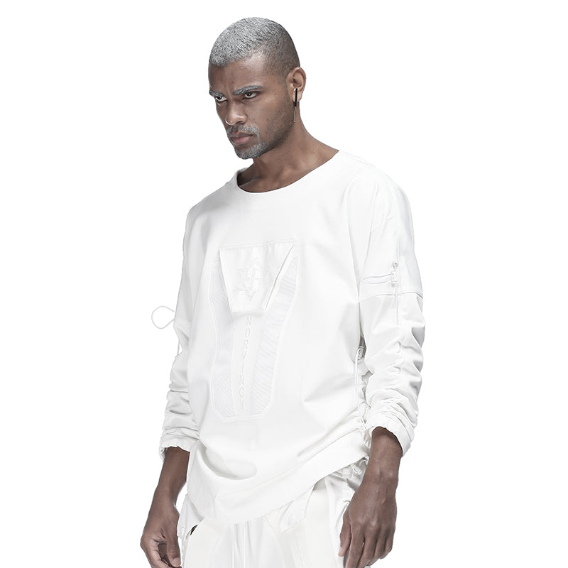 Loose/Relaxed Fit Warrior Hoodies & Sweatshirts With Multi-Pocket Design For men