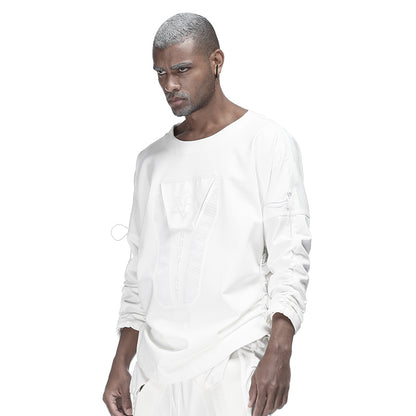 Loose/Relaxed Fit Warrior Hoodies & Sweatshirts With Multi-Pocket Design For men