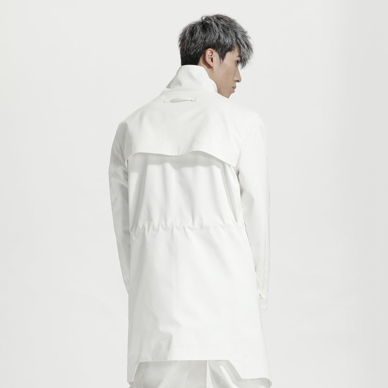 Longline Warrior Coats With Two-Way Zipper For men