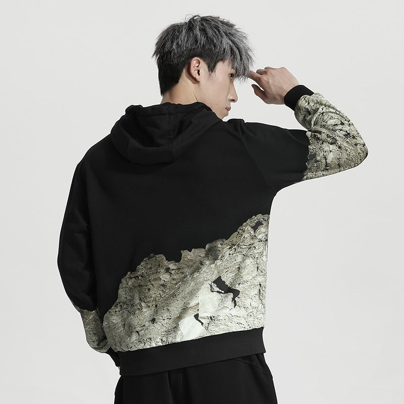 Avant-Garde Warrior Hoodies & Sweatshirts With Adjustable Drawstring For men