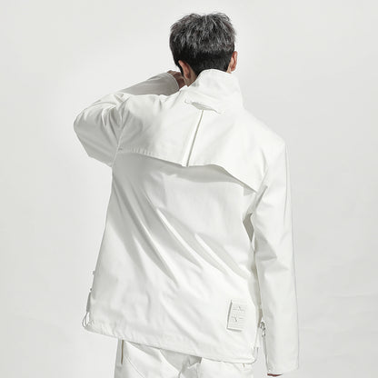 Minimalist Warrior Windbreakers With Hidden Pocket For men