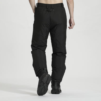 Loose/Relaxed Fit Warrior Down Pants With Elastic Waistband For men