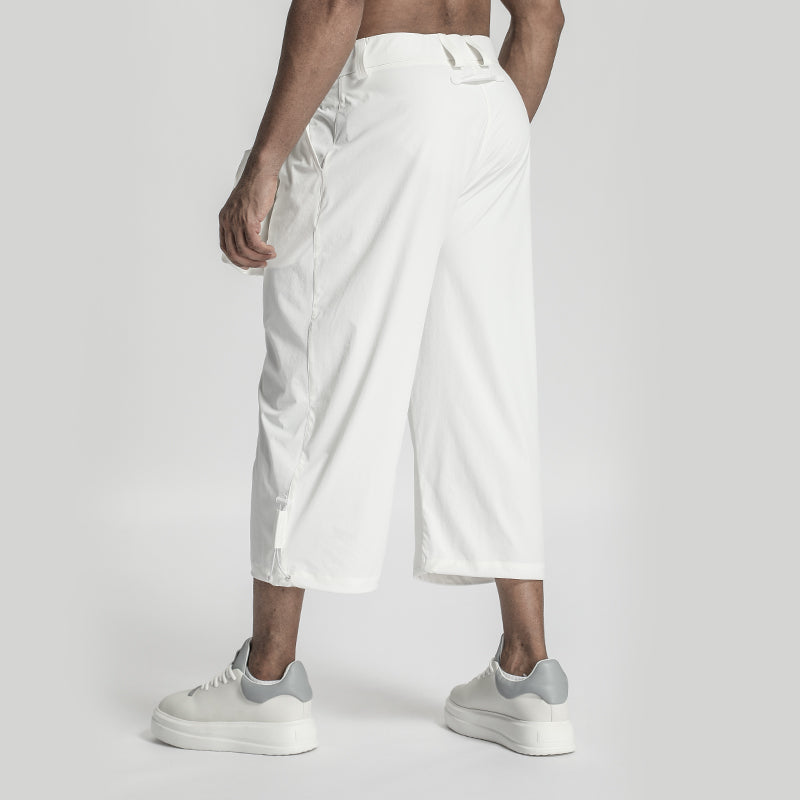 Minimalist Warrior Shorts With Elastic Waistband For men