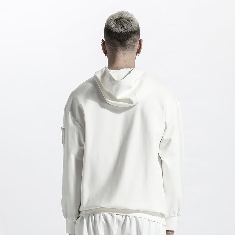 Avant-Garde Warrior Hoodies & Sweatshirts With Ribbed Cuffs/Hem For men