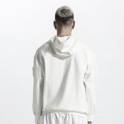 Avant-Garde Warrior Hoodies & Sweatshirts With Ribbed Cuffs/Hem For men