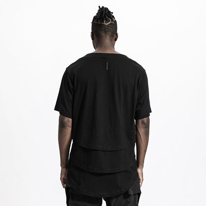 Patchwork panel Warrior T-Shirts With Durable Ripstop For men