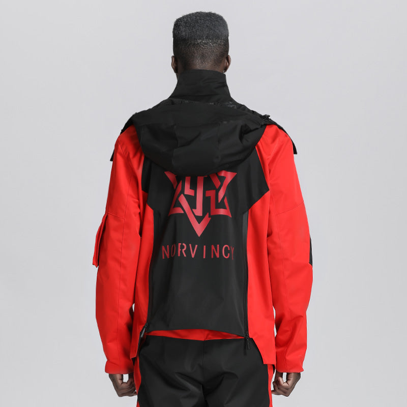 Techwear Style Warrior Windbreakers With Windproof For men