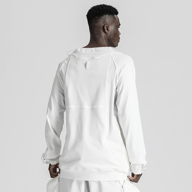 Patchwork panel Warrior T-Shirts With Durable Ripstop For men