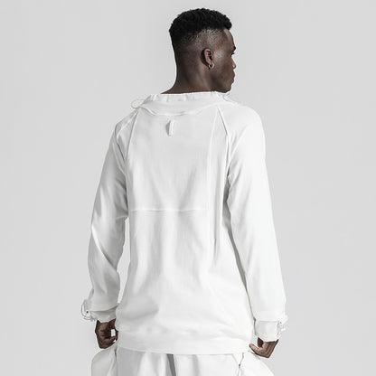 Patchwork panel Warrior T-Shirts With Durable Ripstop For men