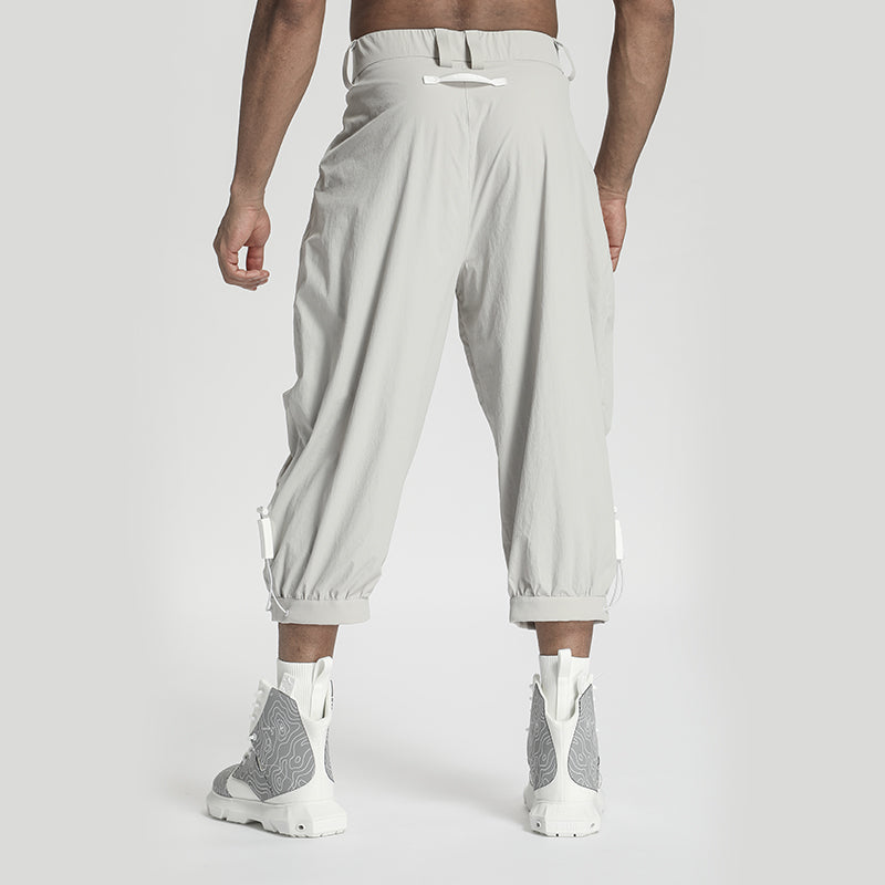 Minimalist Warrior Shorts With Elastic Waistband For men