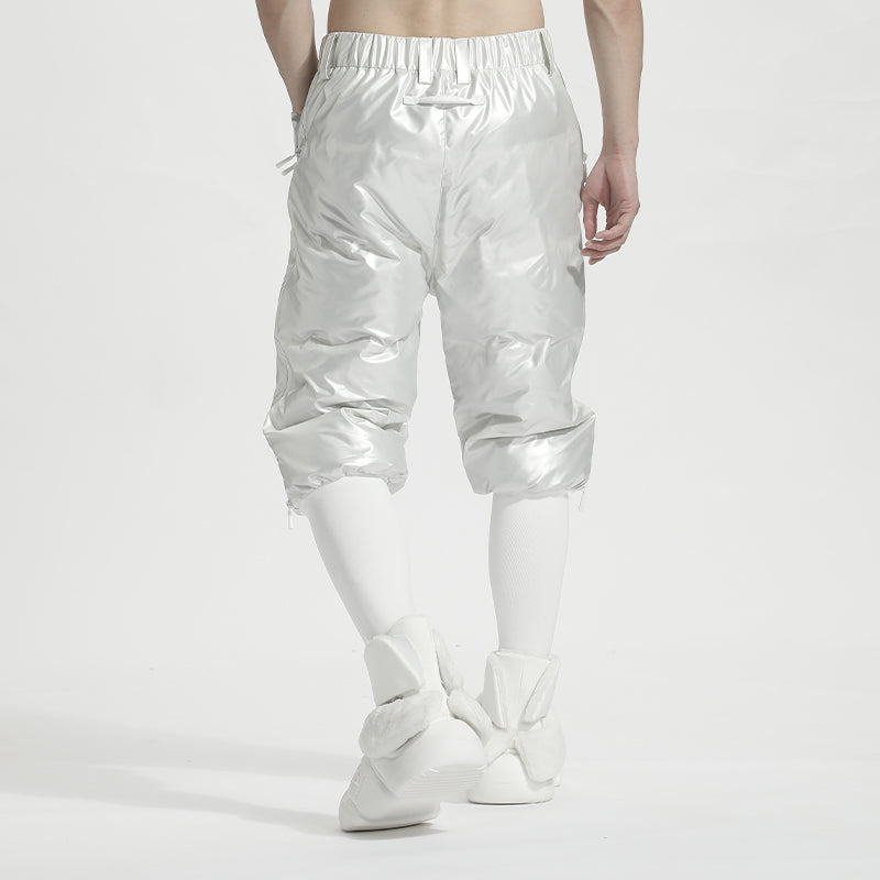 Streetwear Warrior Fleece / Cotton Pants With Elastic Waistband For men