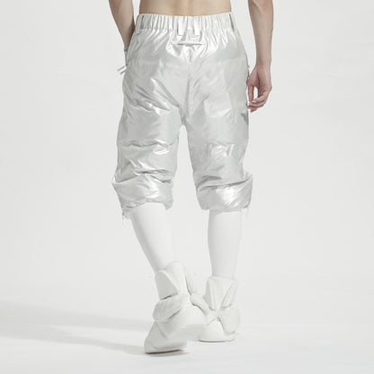 Streetwear Warrior Fleece / Cotton Pants With Elastic Waistband For men