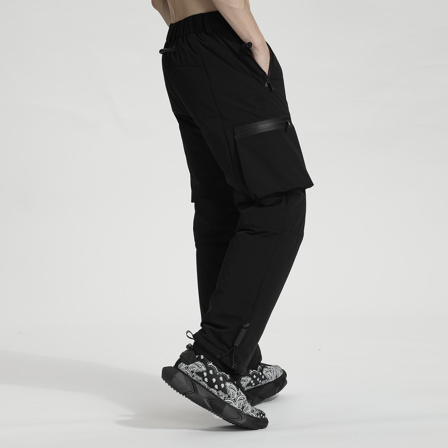 Loose/Relaxed Fit Warrior Fleece / Cotton Pants With Durable Ripstop For men