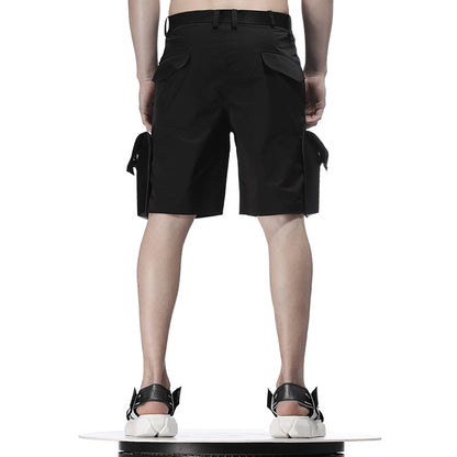 Utilitarian Warrior Shorts With Multi-Pocket Design For men