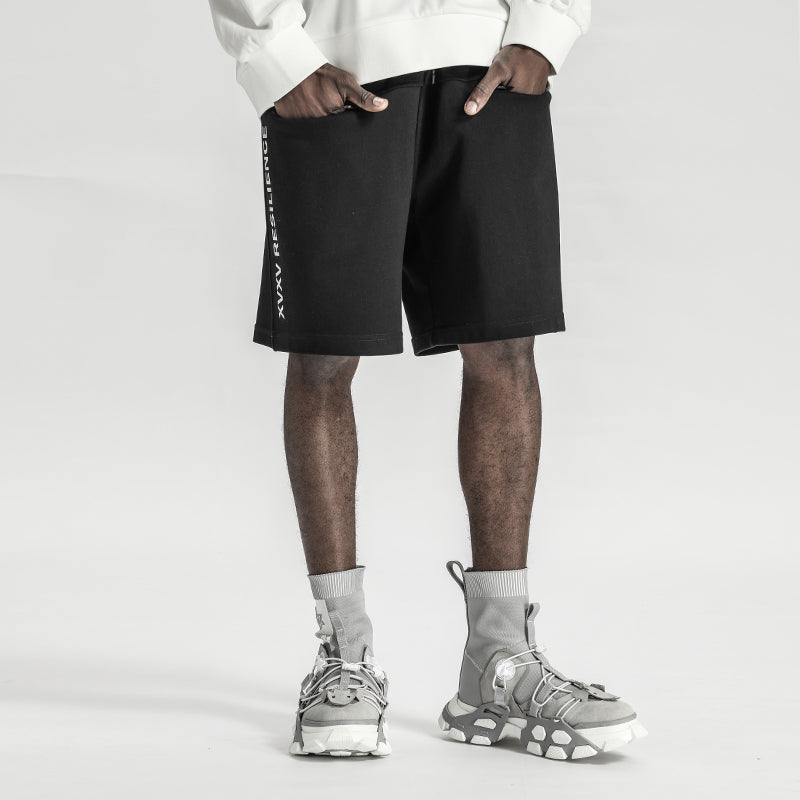 Minimalist Warrior Shorts With Elastic Waistband For men