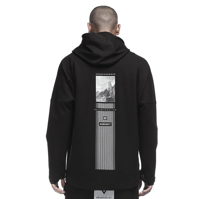Avant-Garde Warrior Hoodies & Sweatshirts With Adjustable Drawstring For men