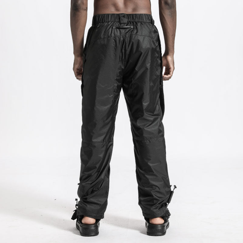 Futuristic Design Warrior joggers With Breathable Mesh For men