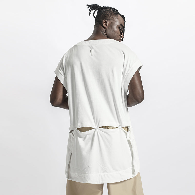 Patchwork panel Warrior Tank Tops (Sleeveless Tops) With Durable Ripstop For men