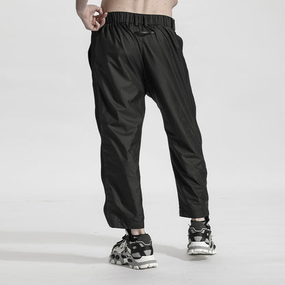 Cyberpunk Aesthetic Warrior joggers With Elastic Waistband For men